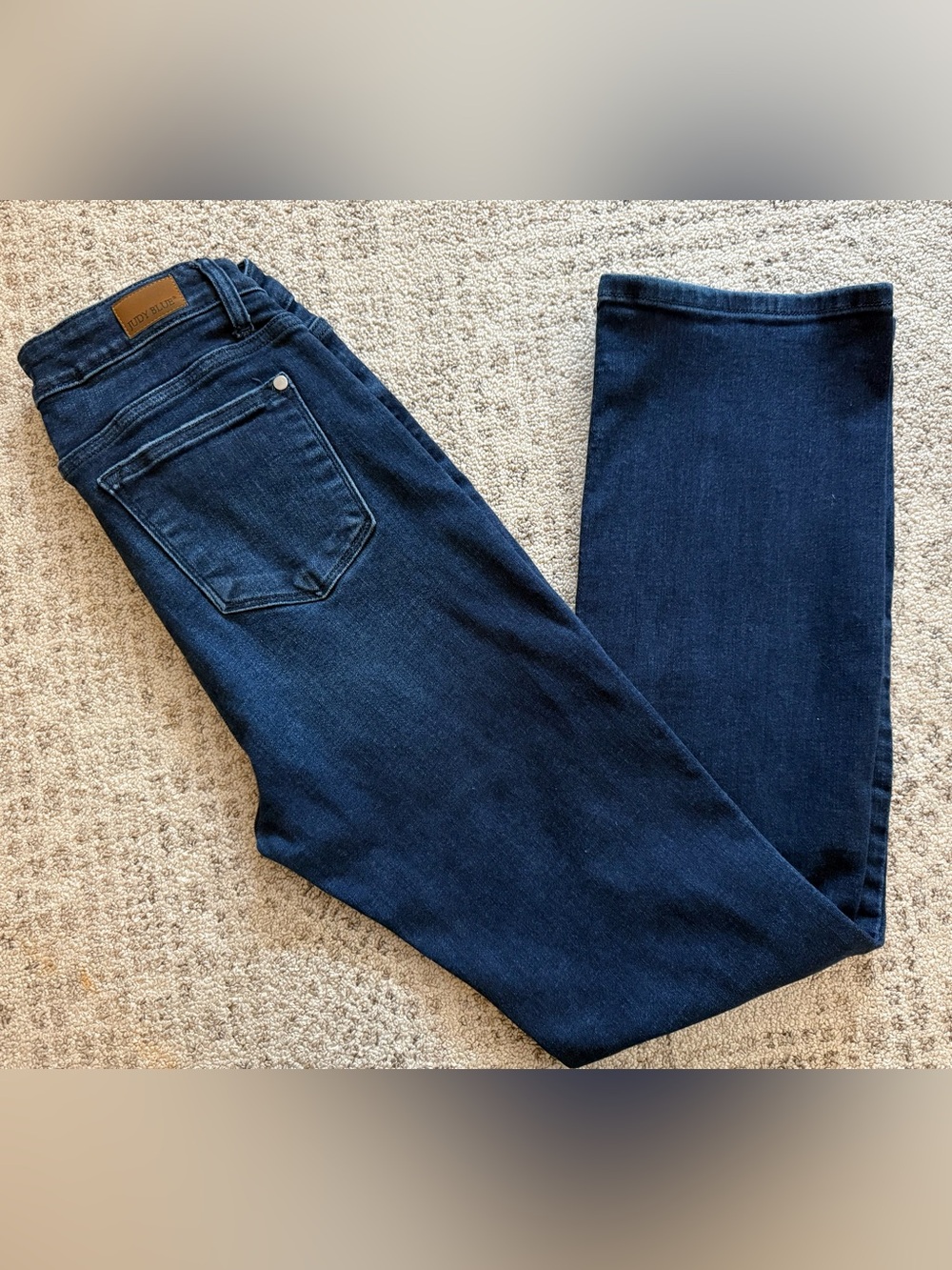 Judy Blue Slim Bootcut Dark Wash Jeans Sz 7/28 - Picture 8 of 9